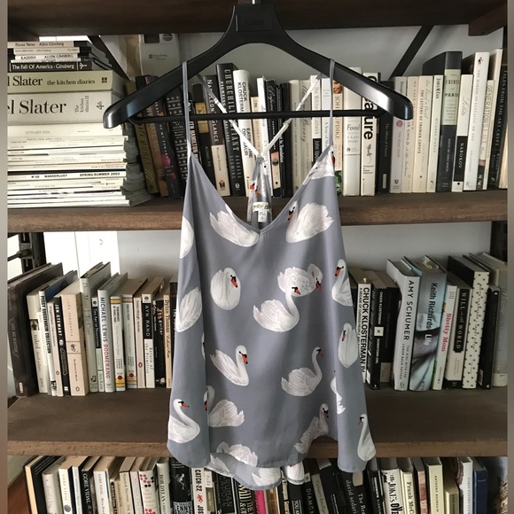 NWOT Shady Lady Grey Swan Camisole Top (S)  and Short (M) Sleep - Lounge Set S/M - Picture 2 of 16